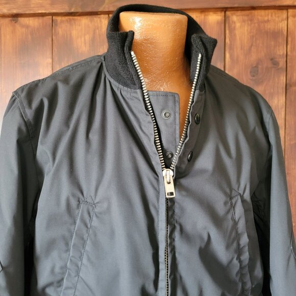 Engineered Garments Men M Black Flight Bomber Jacket USA Wool Lined Nepenthes - Picture 6 of 16